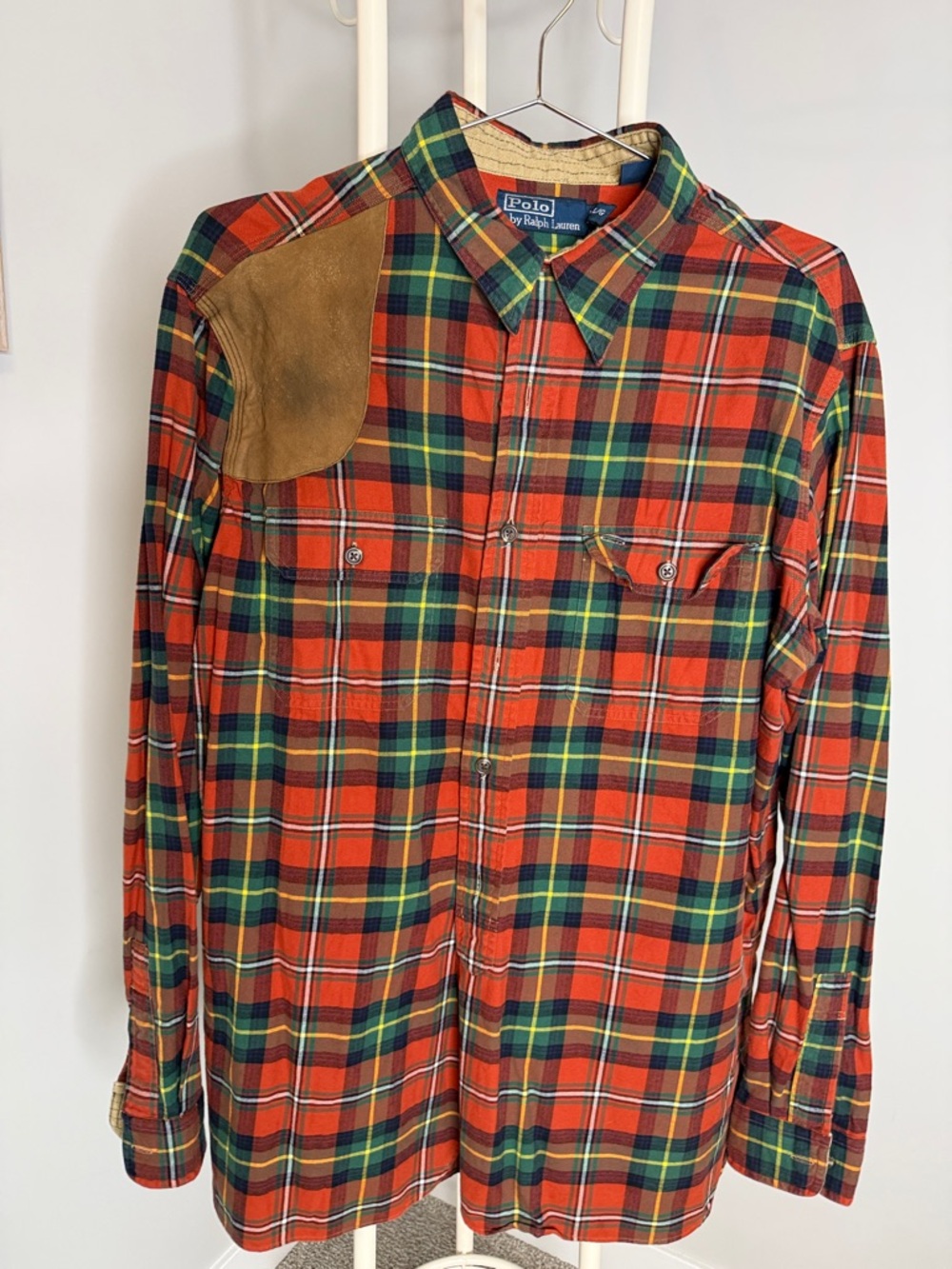 Polo by Ralph Lauren Red & Green Plaid Button-Down Shirt